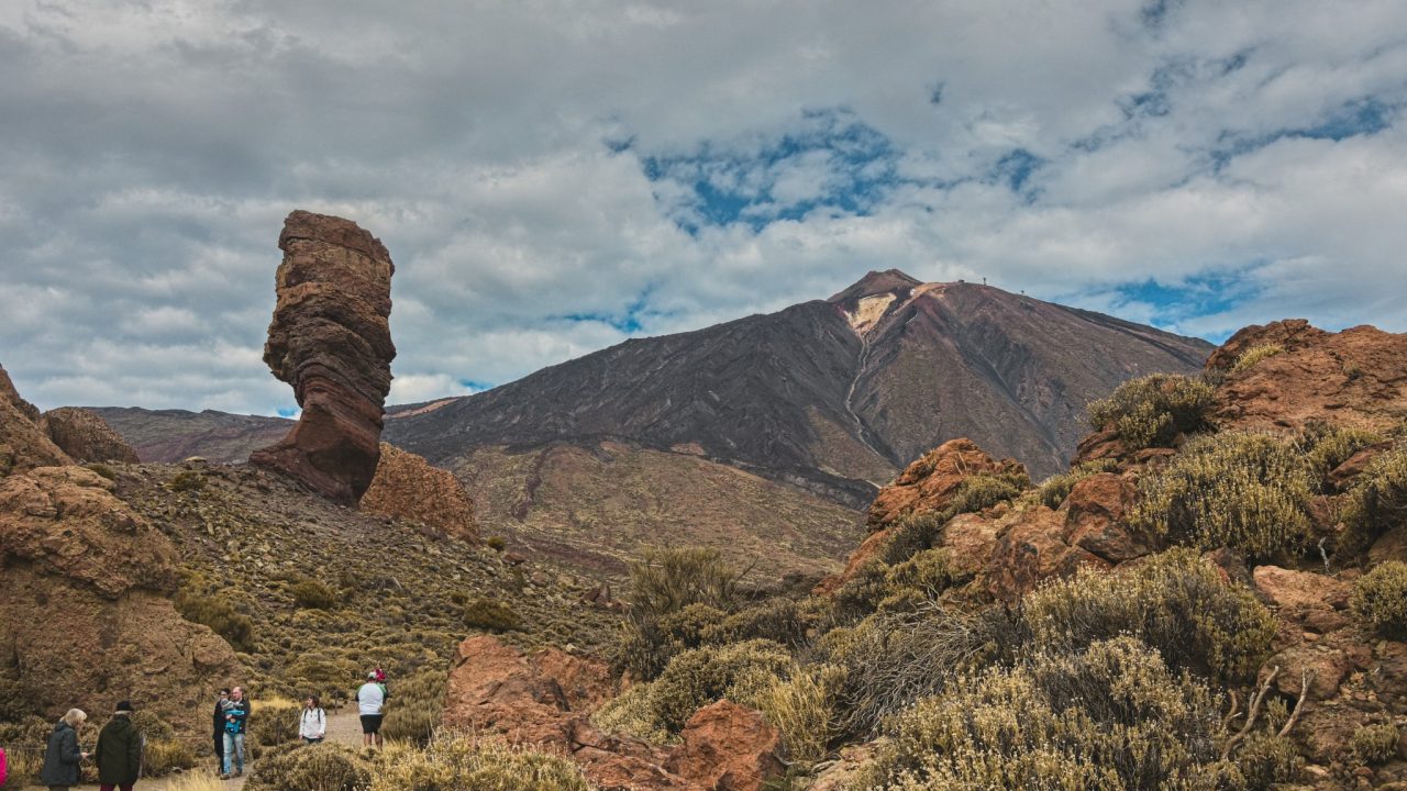 Tenerife, Skalní útvar Roque Cinchado 2100 m n. m.
