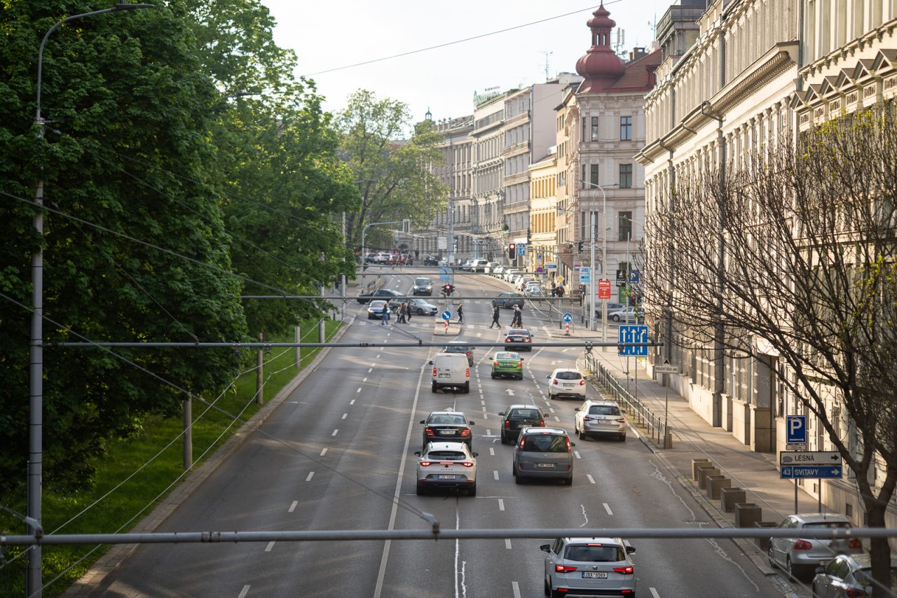 Tilt & Shift objektivy, ulice normal