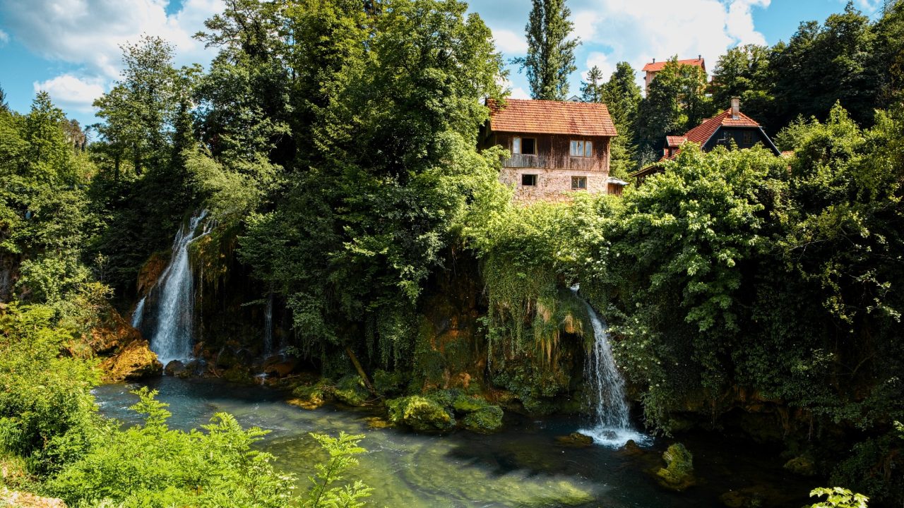 Městečko Slunj - Chorvatsko