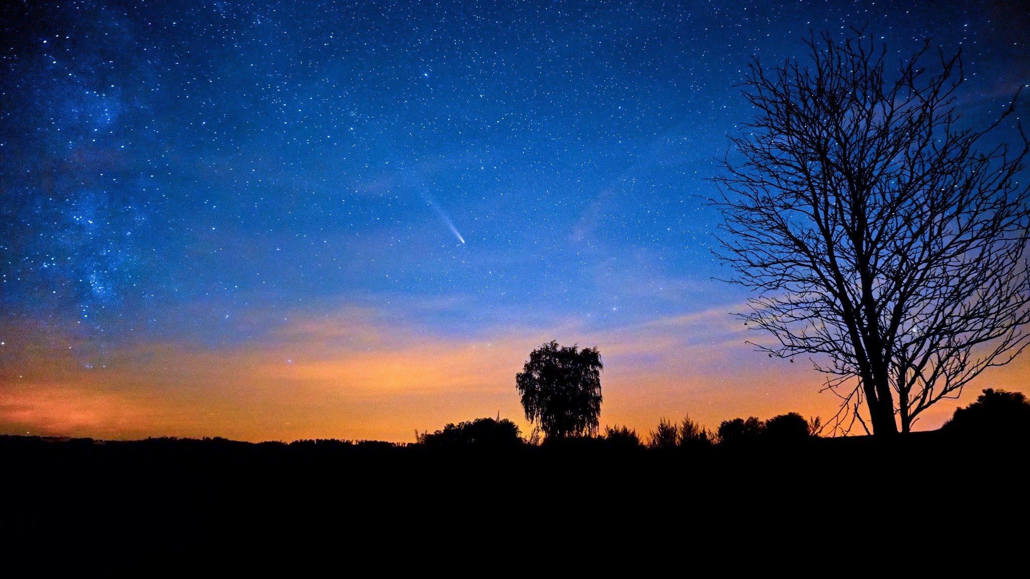 Jak se fotí kometa, meteorické roje a hvězdy