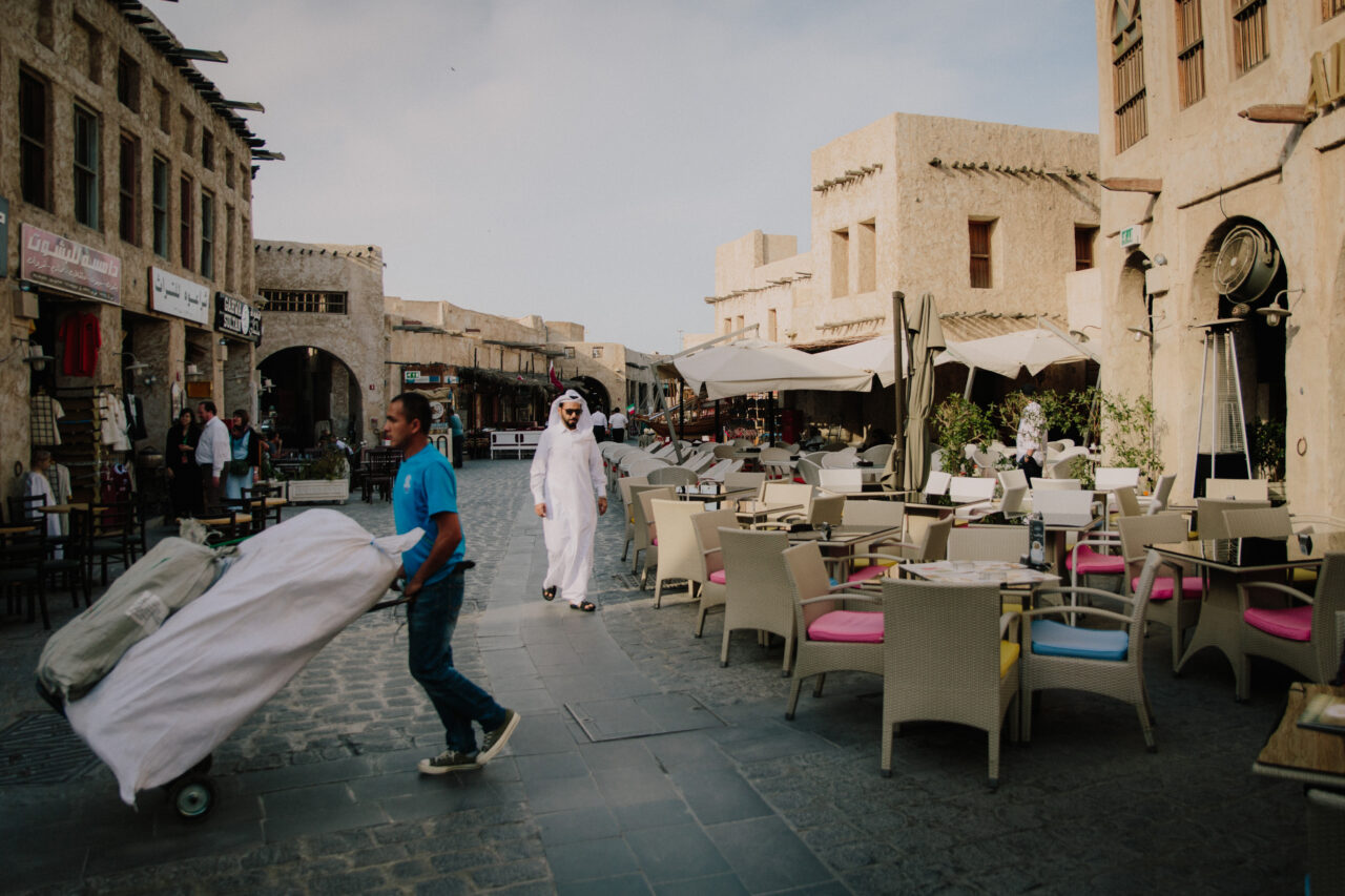 Kam se vydat v lednu, Souq Waqif, Dauhá (Katar)