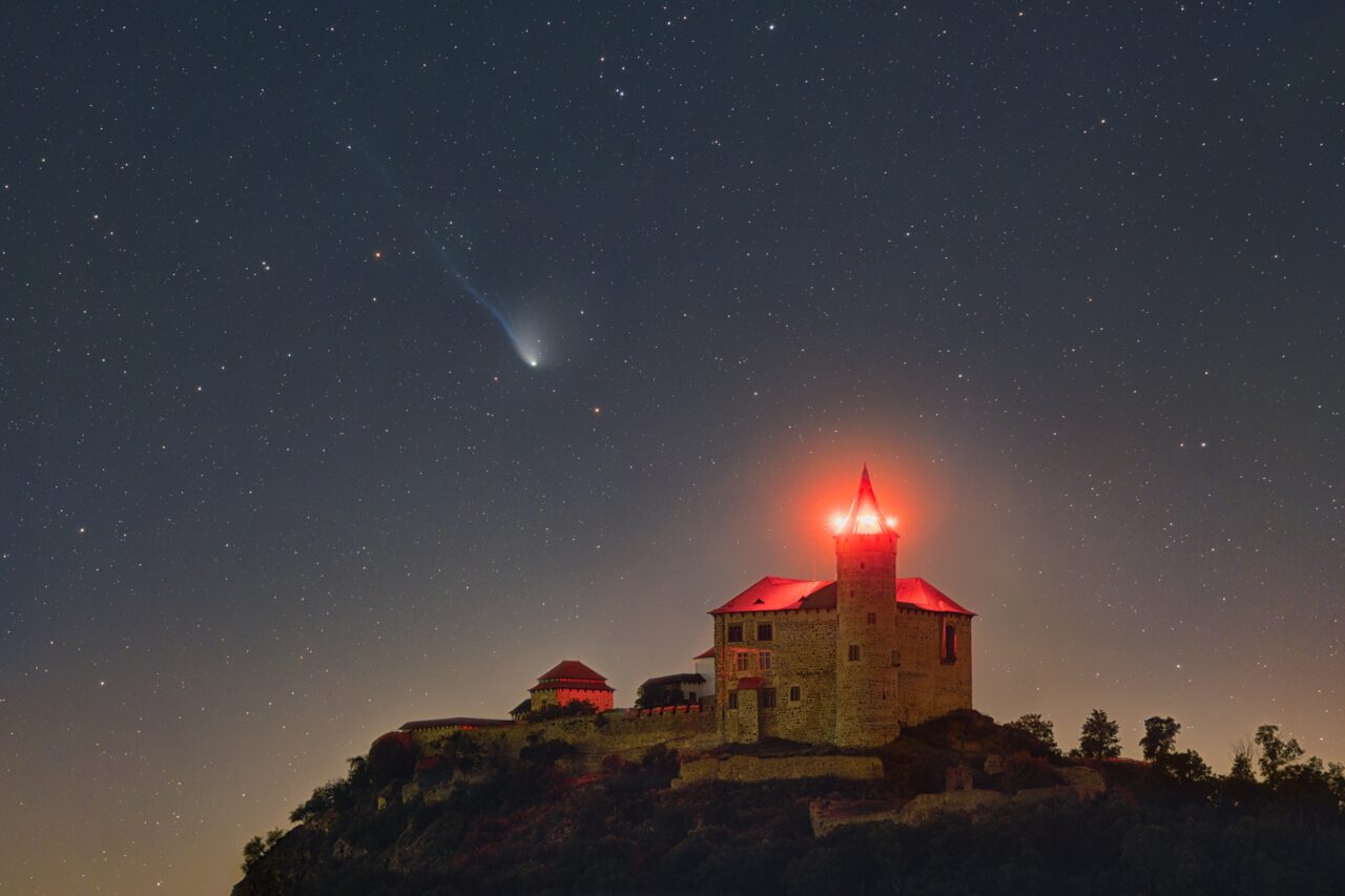 Rozhovor Petr Horálek, astrofotografie, Kometa 13/P Olbers, Kunětice