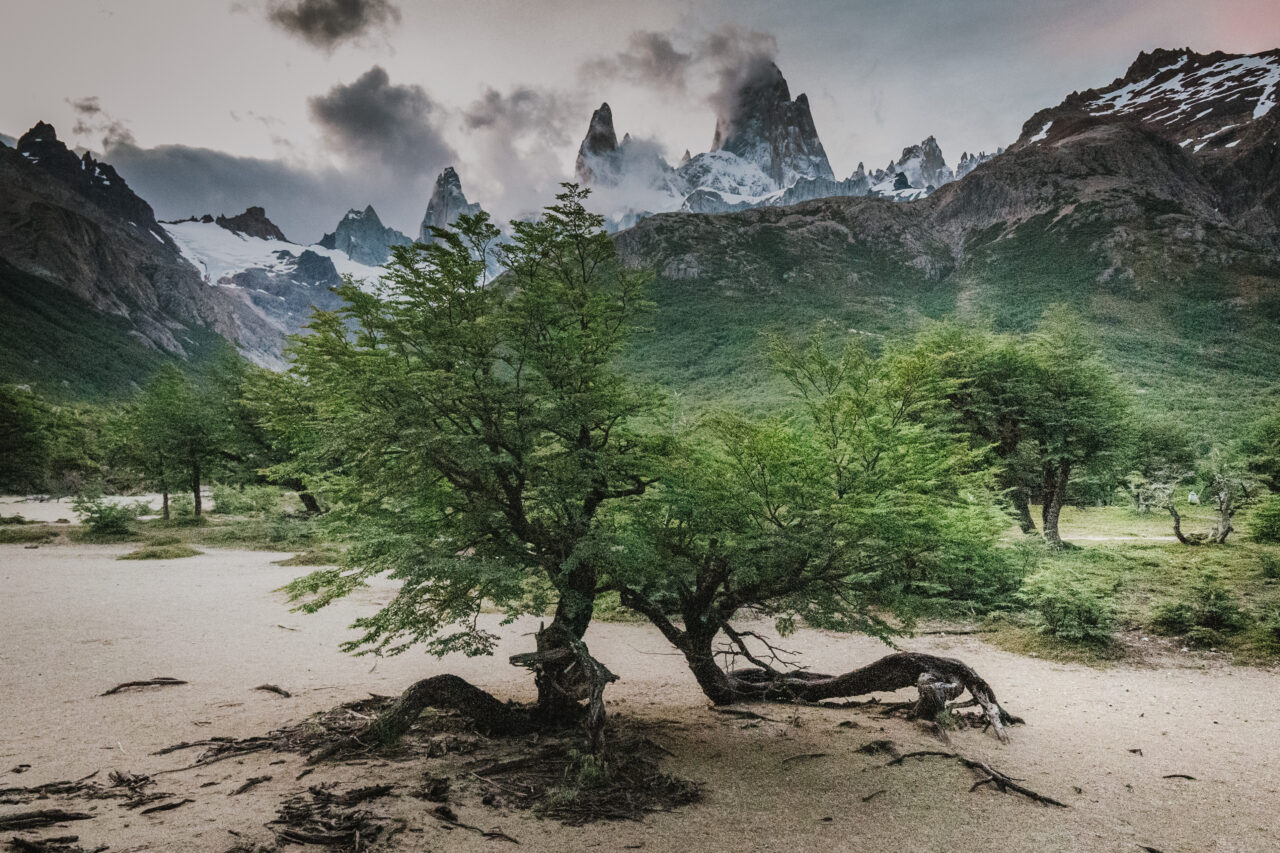 Kam se vydat v lednu, vrchol Fitz Roy, Patagonie (Chile a Argentina)