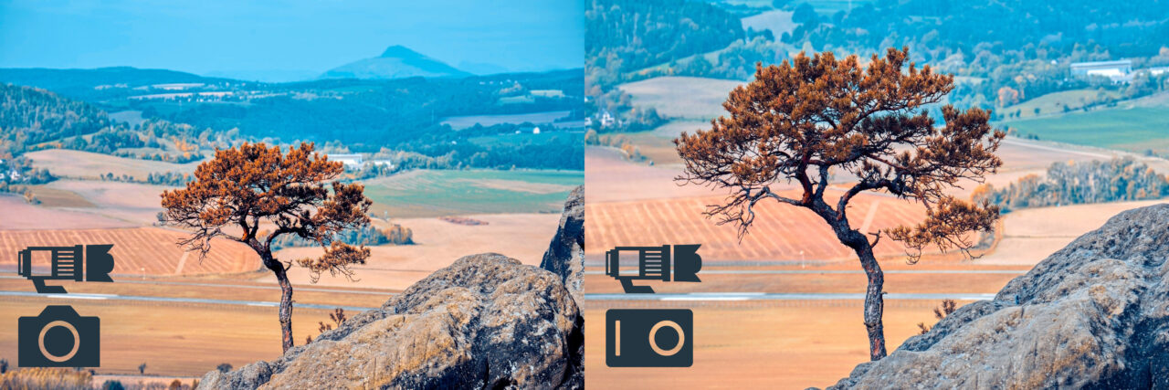 APS-C vs Full-frame, Velikost snímače, srovnání